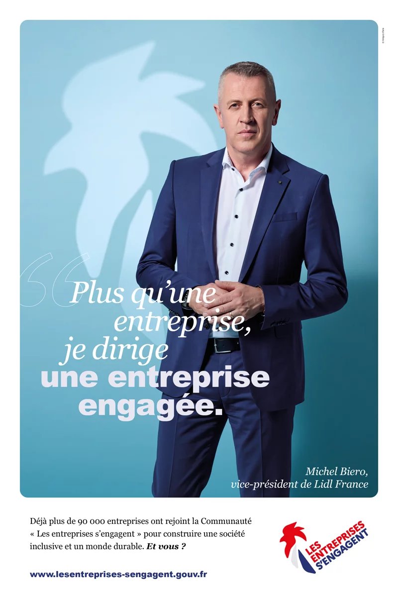 Michel Biero, vice-président de Lidl France